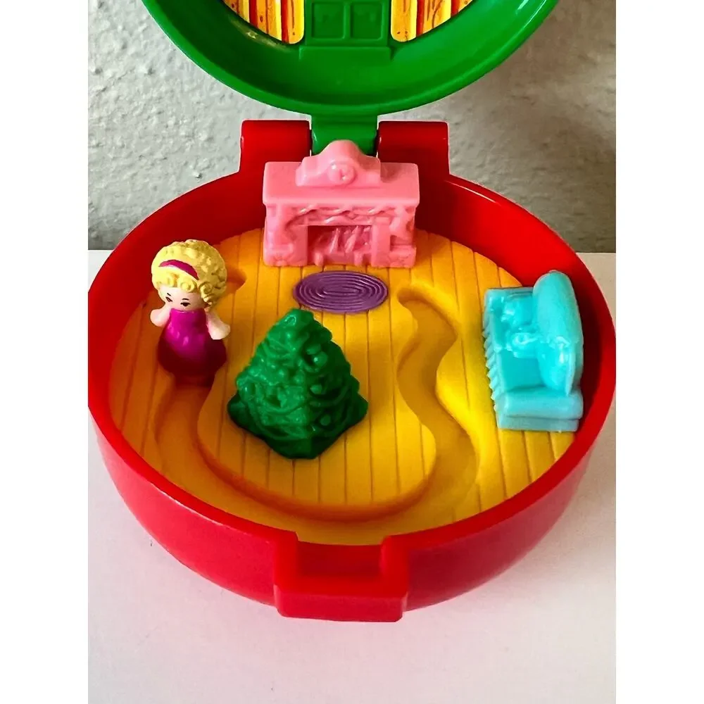 Vintage 1993 Bluebird Polly Pocket McDonald's Toy Christmas Wreath McDonalds